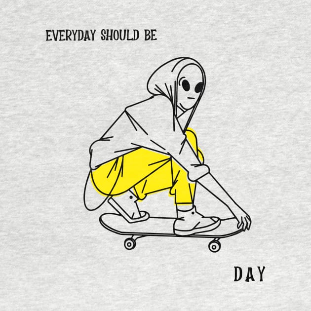 Everyday Should Be Skateboarding Day by HappyGirlinWorld